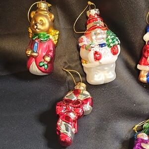 Festive Christmas Ornaments Set